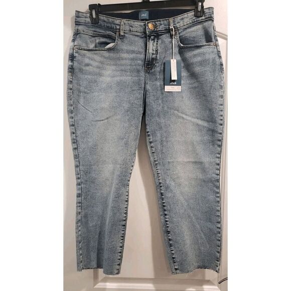 JAG Ruby Mid Rise Straight Crop Jeans Oceanfront‎ Size 20W NWT - Picture 1 of 7